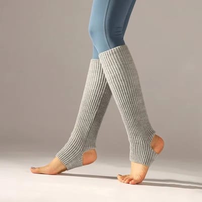 Warme Beenwarmers voor Winter – Lange Gebreide Kousen – Fitness, Yoga, Ballet & Latin Dance – Comfortabele Losse Sokken voor Vrouwen – Sport Sokken, Dans Beenwarmers, Yoga Accessoires