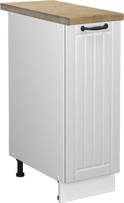 Vicco R-Line Ovenombouwkast – 60 cm, WB Antraciet Zwart hoogglans