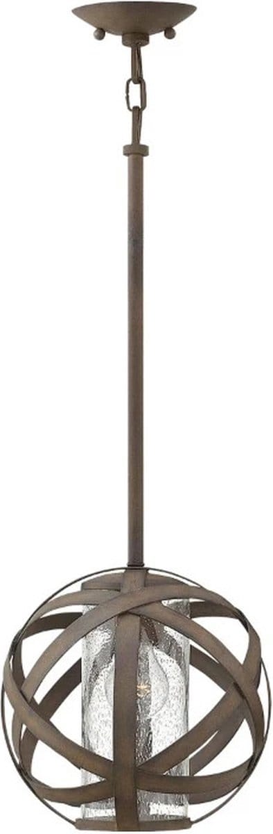 Hinkley LED Hanglamp Carson | 1X E27 Max 40W | IP44 | Dimbaar | Vintage Iron