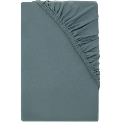 LIVARNO Jersey hoeslaken, 90-100 x 200 cm (Turquoise)