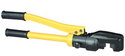 Betonstaalsnijder Hydraulisch - Boutensnijder Bouwstaal - Betonstaal Verwerken - Snijdt Tot 20mm - 53x39x23cm 5kg - Zwart Geel