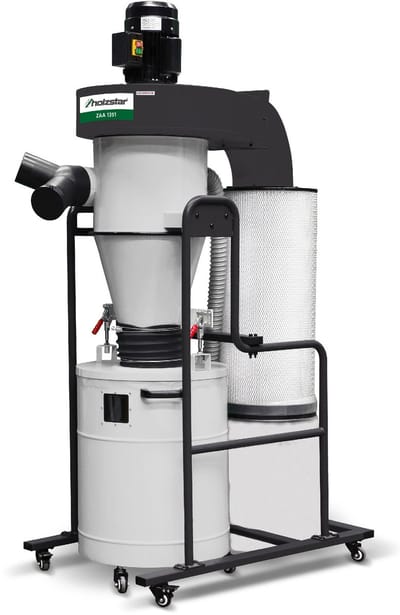 Cycloon stofafzuiginstallatie 1325m³/h 2,2 kW 400V Holzstar ZAA1353 400V