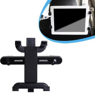 Auto Tablethouder - Tablet houder voor Hoofdsteun - Zwart - Kunststof - CHPN