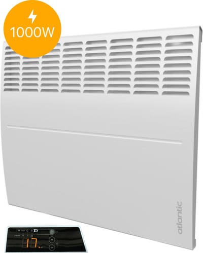 Atlantic Ecoflex - Elektrische Convector Kachel Radiator - Thermostaat - Wandmontage - Verwarming Badkamer - 1000 Watt