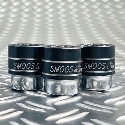Dop 12-kant - Dopsleutel - Auto Motor Onderhoud - 3 Stuks Set - 23 mm - Zwart