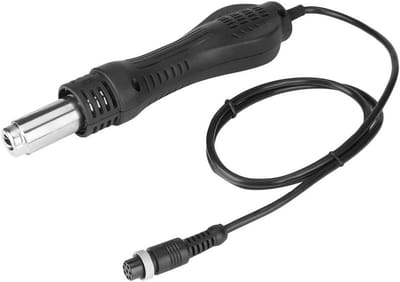 Heteluchtpistool Handvat - Vervangend Onderdeel - Reparatie Soldeerstation - Antistatisch Materiaal - 23.5 cm Lengte - Zwart