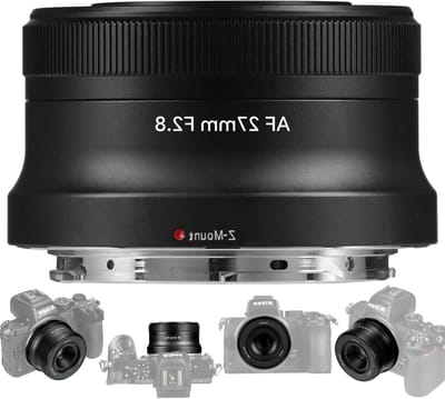 Solidchoice - 27mm F2.8 Z-Mount Lens voor Nikon Camera's