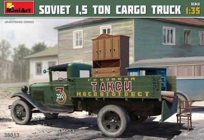 Soviet 1,5 Ton Cargo Truck - Scale 1/35 - Mini Art - MIT38013