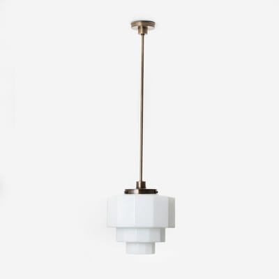 Hanglamp Dodecagon 20's Brons - Art Deco Trade
