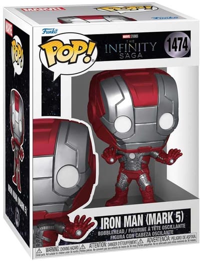 Iron Man Iron Man (Mark 5) vinylfiguur 1474 Unisex Funko Pop! - meerkleurig - Standard