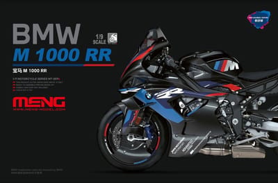 Meng Model Modelbouwpakket Motorfiets - MENG MT009S BMW M1000RR - Duitse Motorfiets - Pre-colored Edition Plastic - 1:9 - Modelbouw