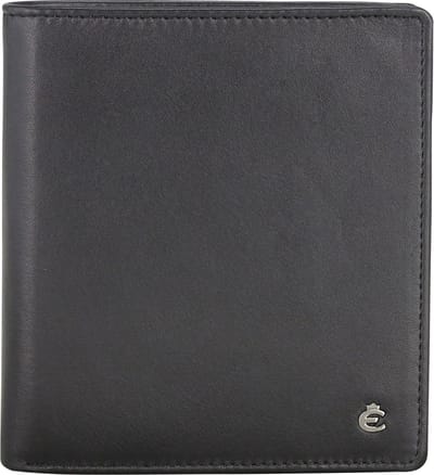 Esquire Harry Portemonnee Leer 11 cm - Jongens - Staand formaat - black