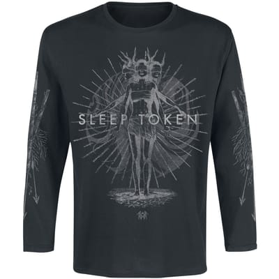 Sleep Token Shirt met lange mouwen - Rain Mineral - S tot XL - voor Mannen - zwart