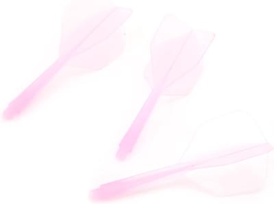 Dart Flights Assen - Pijltjes Accessoires - Precisie Werpen - Lichtgewicht ABS - Standaard 2BA - Roze