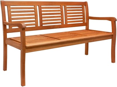 Tuinbank 3-zits FSC®-gecertificeerd Eucalyptushout voor Buiten Balkon