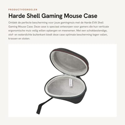 Dailygoods- Gaming Muis Case Schokbestendig - EVA Hoes - Waterdicht - Antistatisch - Draagbaar - Perfecte Pasvorm - Muistas