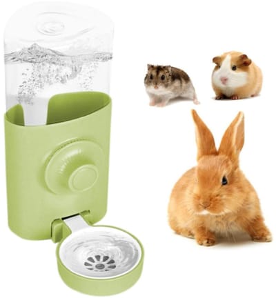 EXCITAT Automatische drinkfontein - Huisdierwaterfles - Konijnendrinker - 600 ml - voor cavia's, konijnen, chinchilla's, fretten, hamsters - Groen
