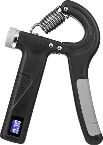Gymtek® Verstelbare Handtrainer, Handknijper, Grip Trainer, Onderarm Trainer - weerstand 10-100 kg - Telfunctie