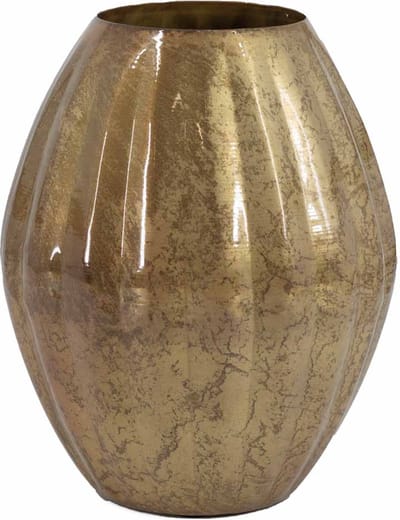 Metalen vaas peach