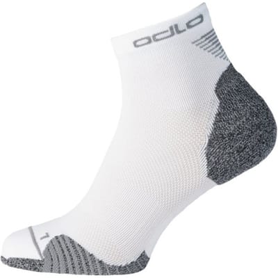Odlo Socks Quarter Ceramicool Quarter Sportsokken Unisex - White - Maat 42-44