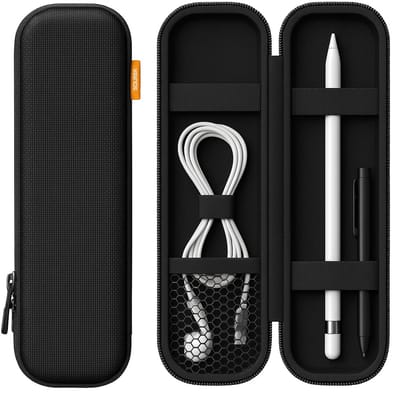 Sounix Pennen etui - pennenetui - Bescherm Hoes Geschikt voor Stylus Pen - Hard Case - Zwart