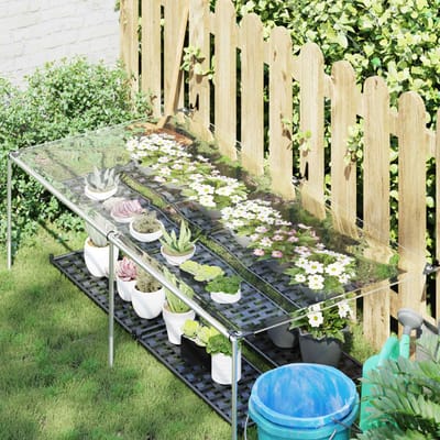 vidaXL - Plantenhoes - Transparant - 1 - x - 2 - m - PVC