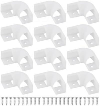 Hoekverbinders voor Voordelen van Aluminium Profielen voor LED-strips - 12 Stuks