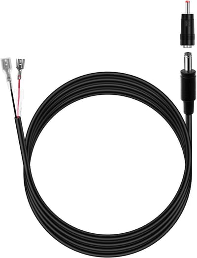 2M Externe Stroomkabel voor Wildcamera - Universele Aansluiting met Adapter en 2A Zekering