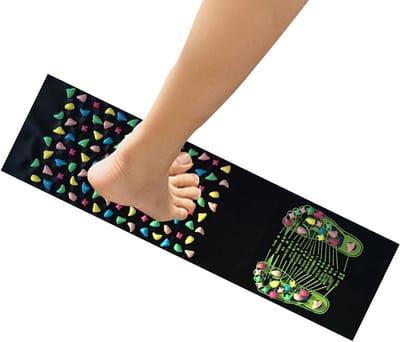 Voetdrukontlastingsmat - Massage mat - Voetontspanning thuis - Therapeutische reflexologie - 120x35 cm - Niet gespecificeerd