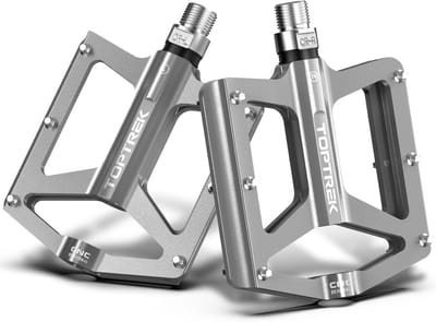SnelShoppen - CNC Aluminium Fiets Pedalen, Non-Slip MTB Pedalen met 3 Sealed Bearings, 9/16 inch Plat voor Mountainbike, Racefiets, BMX en E-Bike