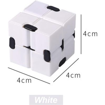 Cube magique anti-stress pour adultes, jouets sensoriels amusants à retournement infini pour enfants ayant des besoins spéciaux, cadeaux de Noël
