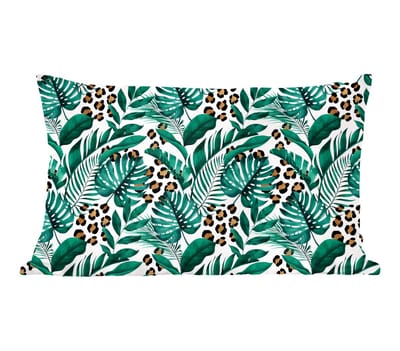 Sierkussens - Kussentjes Woonkamer - 60x40 cm - Bladeren - Tropisch - Jungle