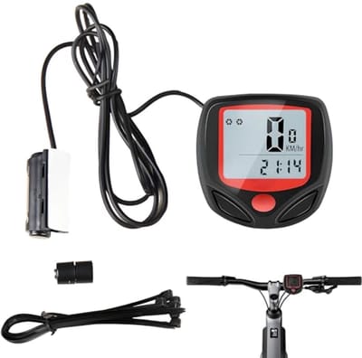 Waterdichte Fietscomputer met 15 Functies - Multifunctioneel en Geschikt voor Elk Fietsmodel