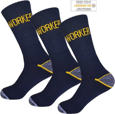 Gianvaglia 3-pack heren sokken zwart - maat 39-42