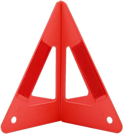 Dailygoods- Waarschuwingsbord Reflecterend - Draagbaar Nooduitval Bord - Veiligheid Road Stop Sign - Hoogte 100 cm - Voorkomt Kop-staartbotsing - Geschikt voor Wegenbouw - Veiligheidsbord
