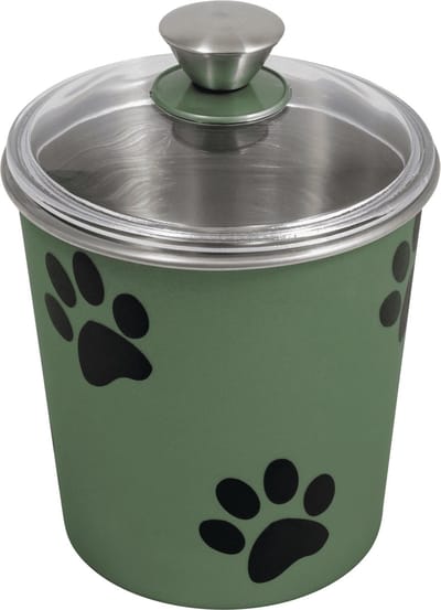 Jack And Vanilla - Voer- En Drinkbakken - Bon Appetit Inox Koekjestrommel - Groen - 19l 51/0092 - 178751