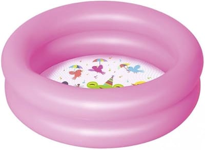 AHD® Kinderzwembad - Kinderzwembad Met Glijbaan - Speelzwembad - Kinderzwembad Playcenter - Roze - 61cm x 61cm x 15cm