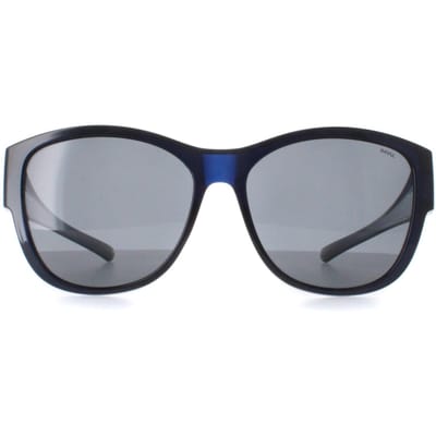 INVU Rond Dames Transparant Blauw Gepolariseerd E2102