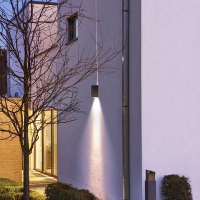 SLV Big Theo LED buitenwandlamp, antraciet