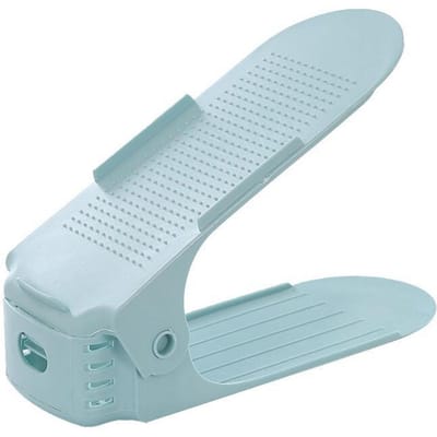 Schoenensleufstand Dubbellaags Verstelbaar Ruimtebesparend Schoenenorganizer Houder voor Hoge Hakken Sneakers