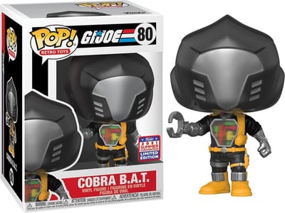 POP! Retro Toys Cobra B.A.T. #80 GI Joe SDCC 2021 Funkon Summer Convention Exclusive LE