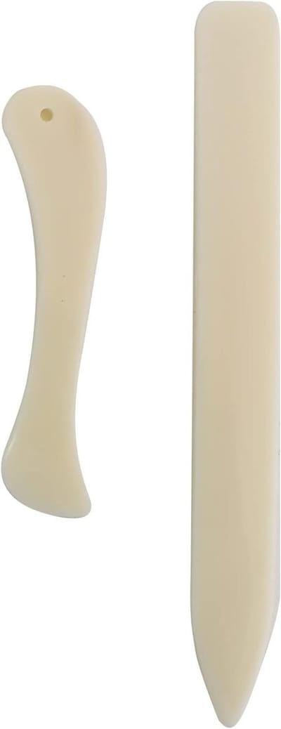 Set van 2 Vouwgereedschappen voor Papier, Vouwmarkers en Vouwbeen voor Creatief Knutselen en Kaarten Maken