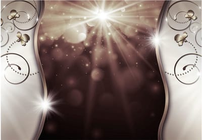 Fotobehangkoning - Behang - Vliesbehang - Fotobehang Kunst - Zon - Zonnestralen - Rays of the sun - 400 x 280 cm