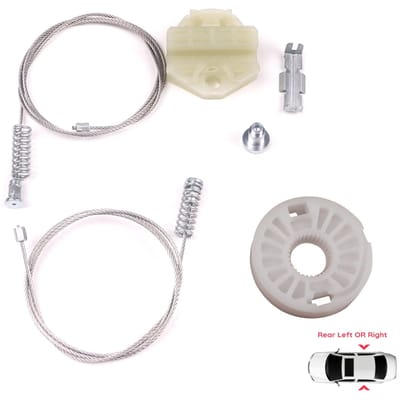 BWR5438 Raammechanisme Reparatieset Achterdeur voor Vauxhall Opel Vectra B J96 1995-2004 4/5 Deurs 90520229 90520230