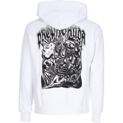 Mannen hoodie Touch Hoodie Wit