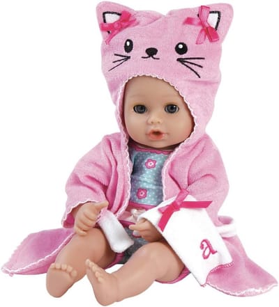 Babypop - Badpop - Waterpret - Snelle droogtijd - 33cm - Roze