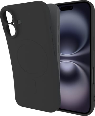Cazy hoesje geschikt voor iPhone 16 Hoesje geschikt voor MagSafe - Color Backcover - Zwart
