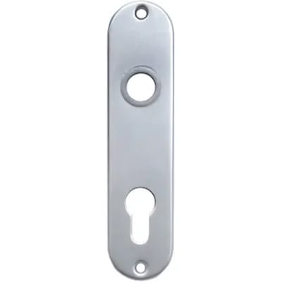 Langschild euro 55mm ovaal aluminium