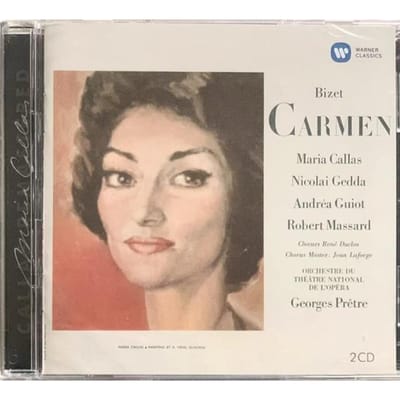 CD GEORGES BIZET - MARIA CALLAS, NICOL - Carmen 0825646341108 Warner Classics 2014 Europa Klassiek Gebruikt gray