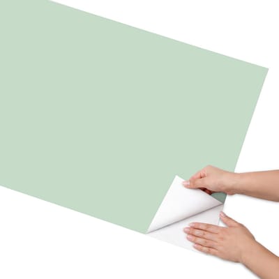 Coloray Meubel Wrap Folie - Groente Meubelfolie - 65x130 cm - Wrapfolie Keuken Mintgroen - Decoratiefolie - Minimalist Meubelfolie - Meubel Wrap Folie - Woonkamer decoratie - Achtergronden en patronen
